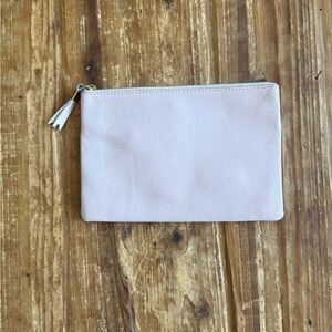 EUC Madewell Leather Clutch/Pouch in Lavender/Pale Pink